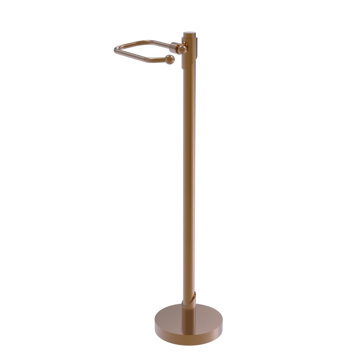 TR-27-BBR Tribecca Collection Free Standing Toilet Tissue Holder, Brushed Bronze -  Allied Brass