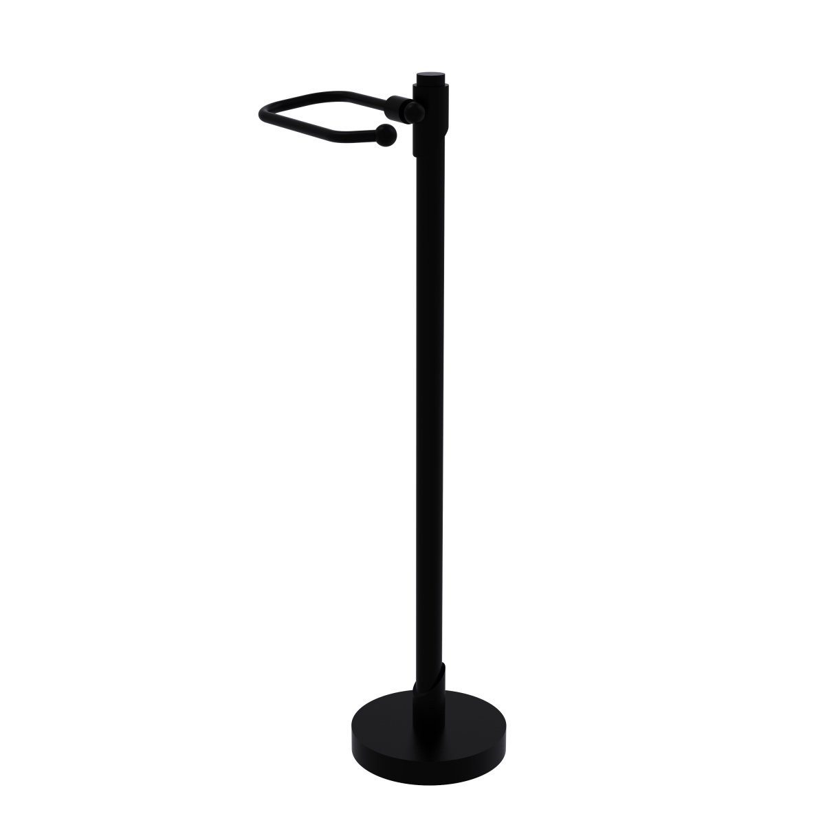 TR-27-BKM Tribecca Collection Free Standing Toilet Tissue Holder, Matte Black -  Allied Brass