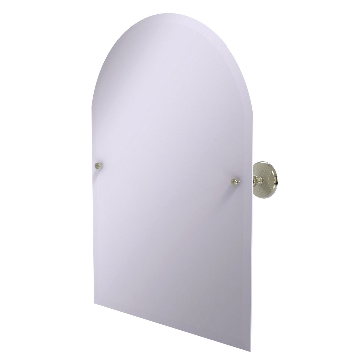 Picture of Allied Brass PMC-94-PNI Frameless Arched Top Tilt Mirror with Beveled Edge, Polished Nickel - 29 x 21 x 29 in.