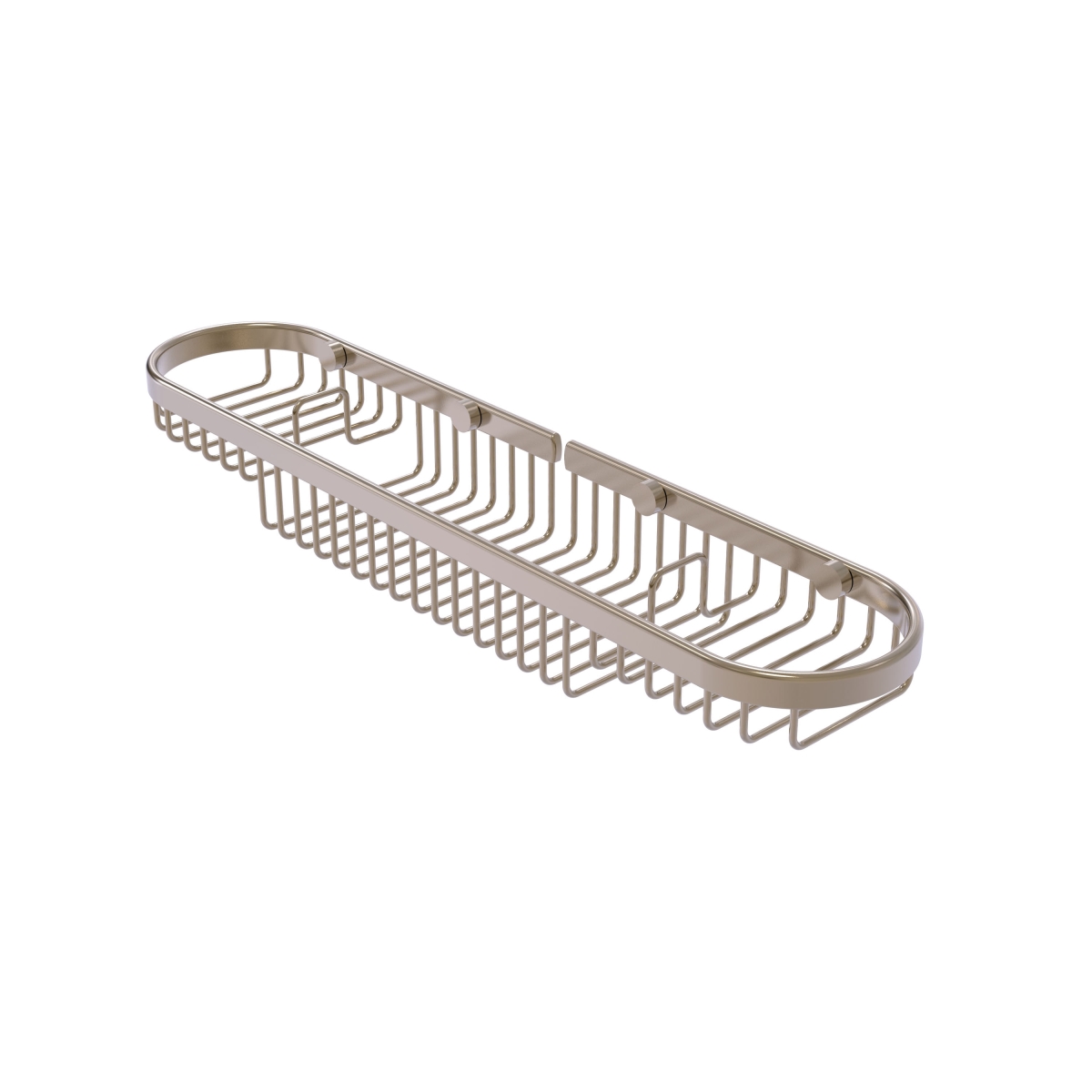 Picture of Allied Brass BSK-275LA-PEW Oval Combination Shower Basket&#44; Antique Pewter