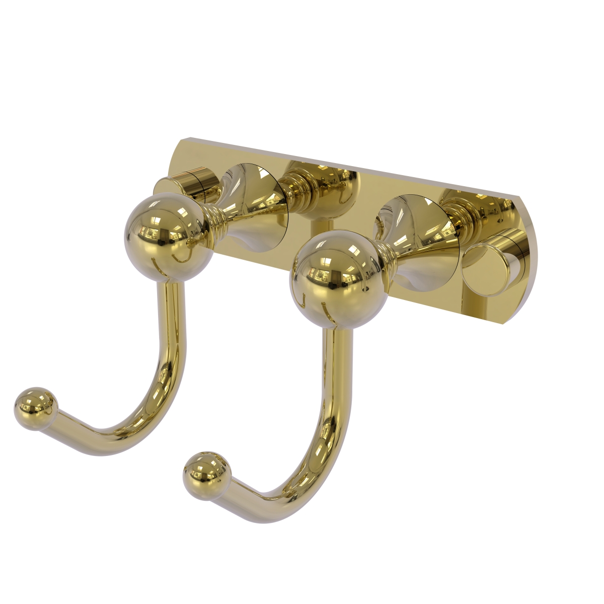 Picture of Allied Brass SL-20-2-UNL Shadwell Collection 2 Position Multi Hook, Unlacquered Brass