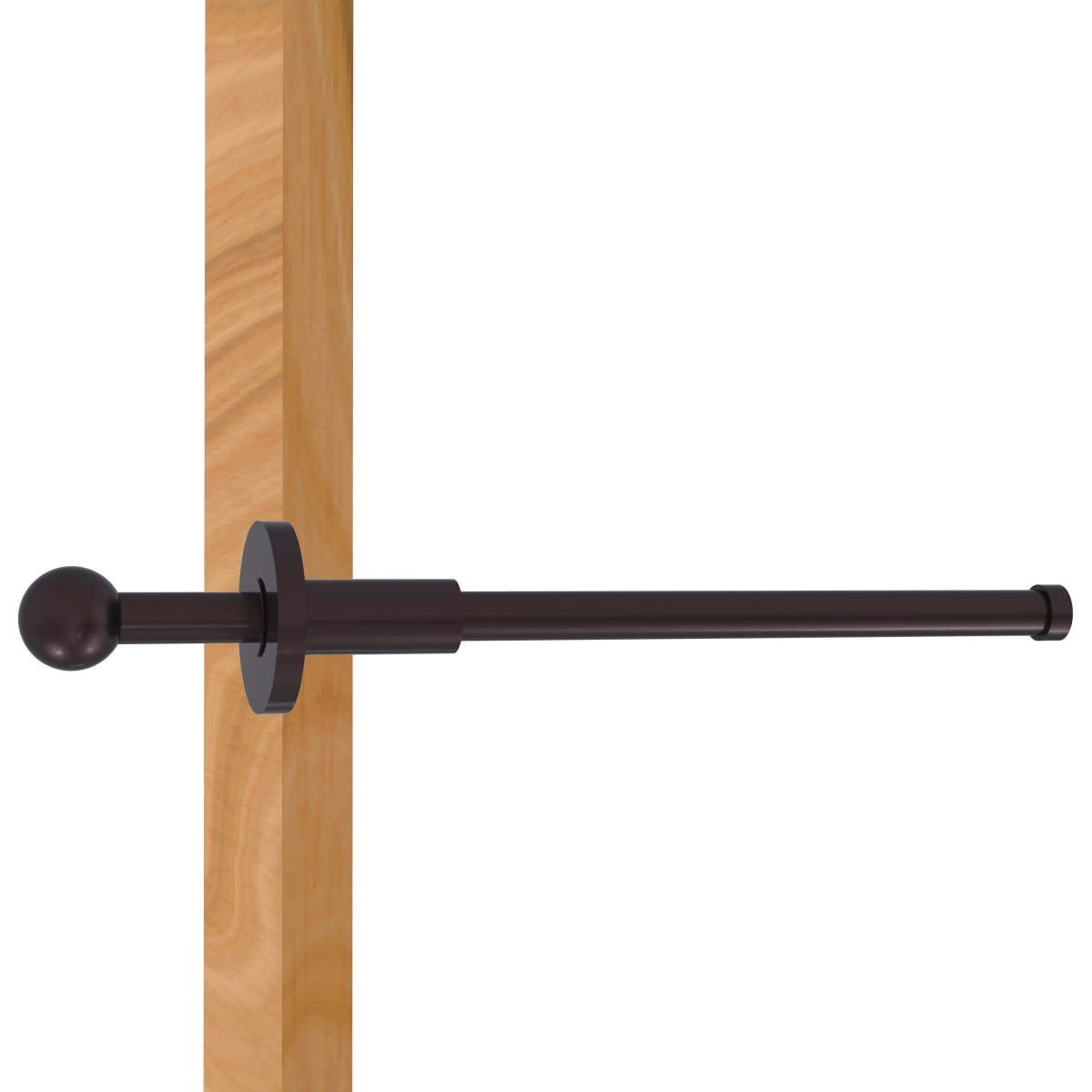 Picture of Allied Brass TD-23-ABZ Traditional Retractable Pullout Garment Rod, Antique Bronze