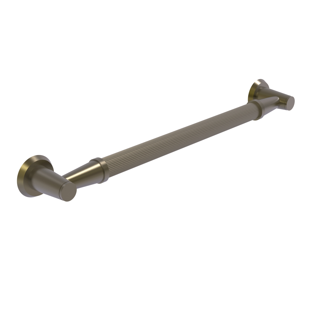 Picture of Allied Brass MD-GRR-32-ABR 32 in. Reeded Grab Bar, Antique Brass - 3.5 x 34 x 32 in.