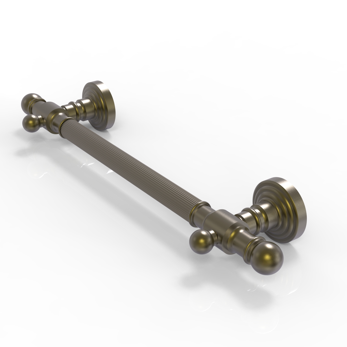 Picture of Allied Brass WP-GRR-36-ABR 36 in. Reeded Grab Bar, Antique Brass - 3.5 x 42 x 36 in.