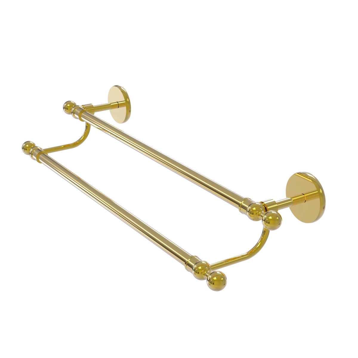 Picture of Allied Brass 1072-36-UNL Skyline Collection 36 in. Double Towel Bar, Unlacquered Brass