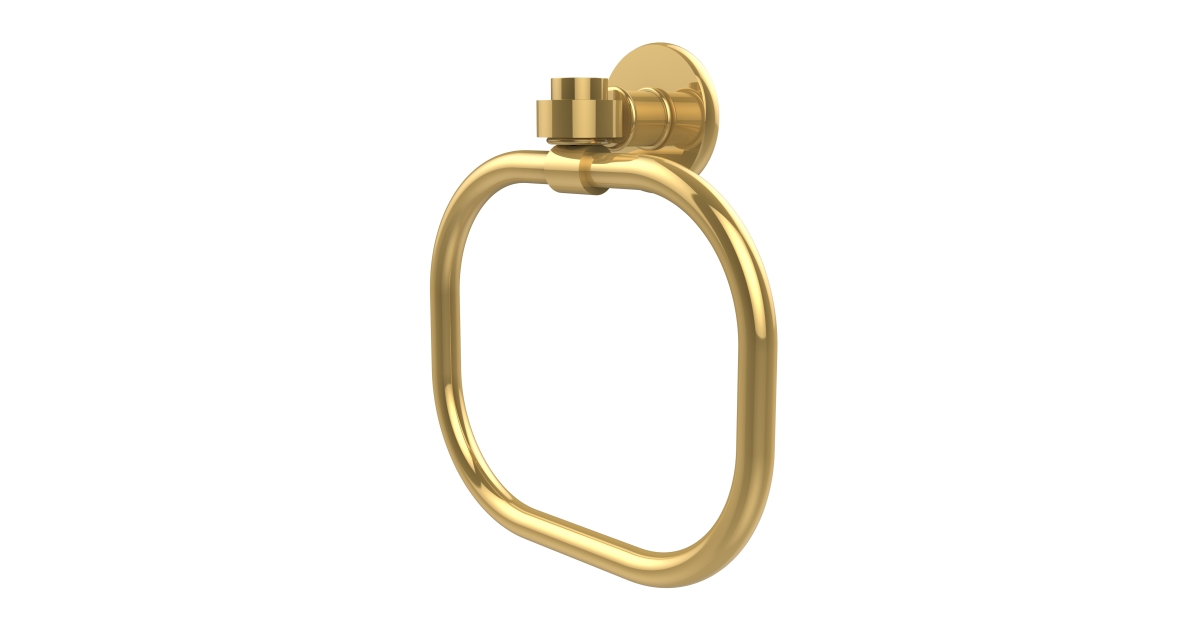 Picture of Allied Brass 2016-UNL Continental Collection Towel Ring, Unlacquered Brass