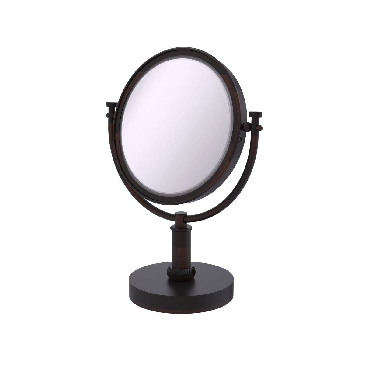 DM-4T-5X-VB 8 in. Vanity Top Make-Up Mirror 5X Magnification, Venetian Bronze - 15 x 8 x 8 in -  Allied Brass, DM-4T/5X-VB