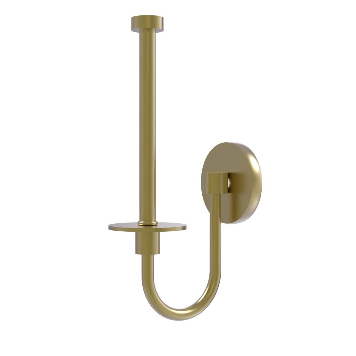 Picture of Allied Brass 1024U-SBR Skyline Collection Upright Toilet Tissue Holder&#44; Satin Brass