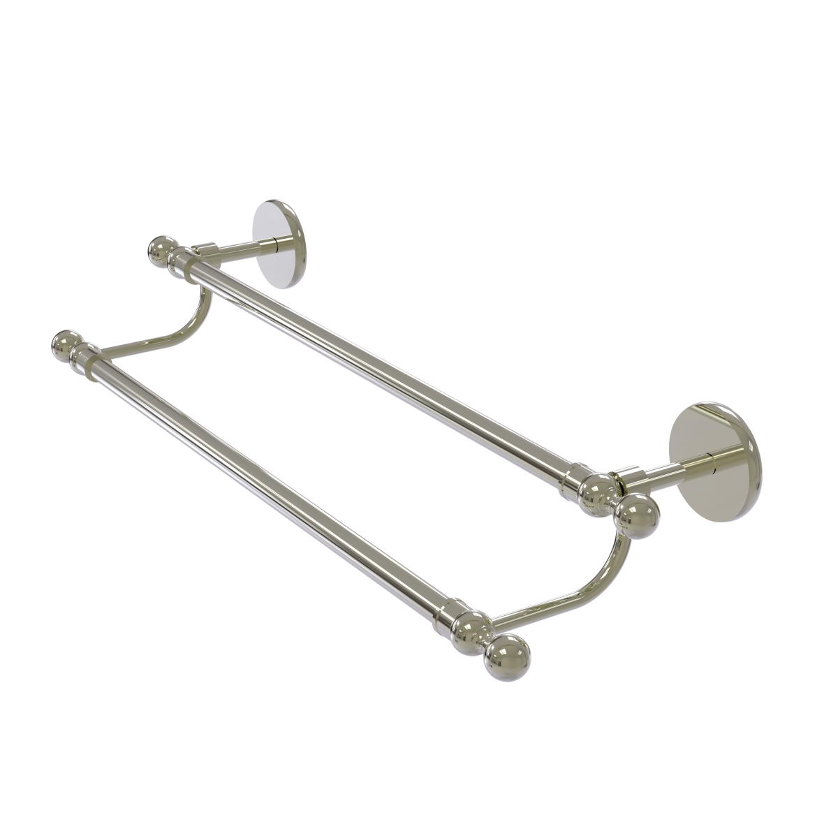 Picture of Allied Brass 1072-36-PNI 36 in. Skyline Collection Double Towel Bar, Polished Nickel