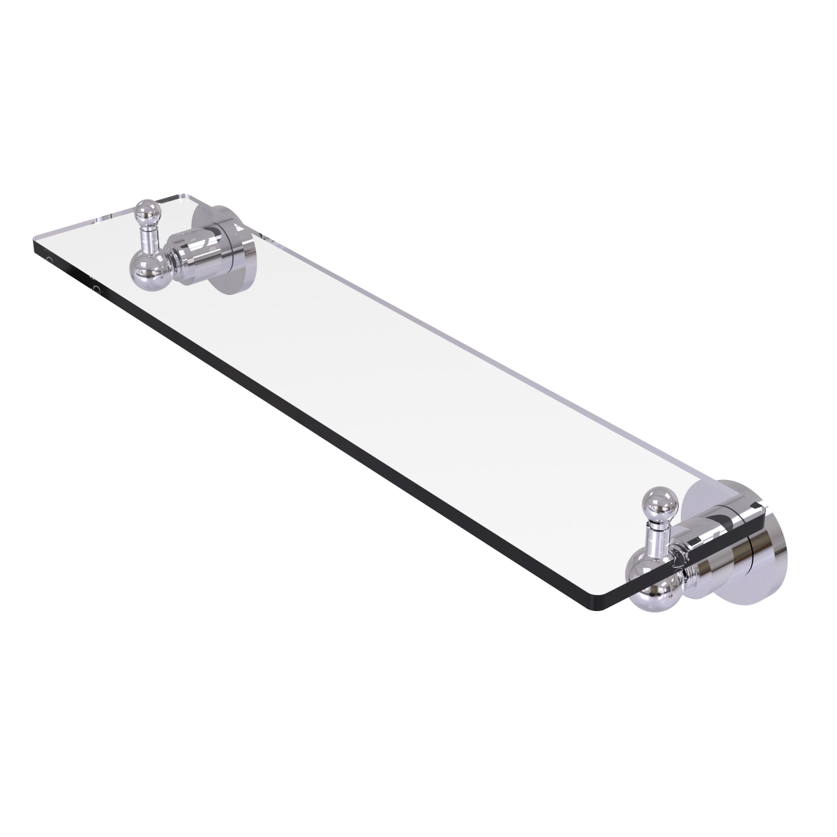 Picture of Allied Brass AP-1-22-PC 22 in. Astor Place Glass Vanity Shelf with Beveled Edges&#44; Polished Chrome