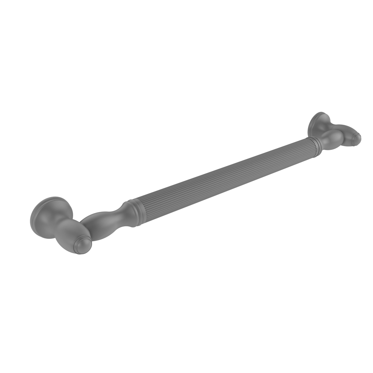 Picture of Allied Brass TD-GRR-32-GYM 32 in. Reeded Grab Bar, Matte Gray - 3.5 x 34 x 32 in.