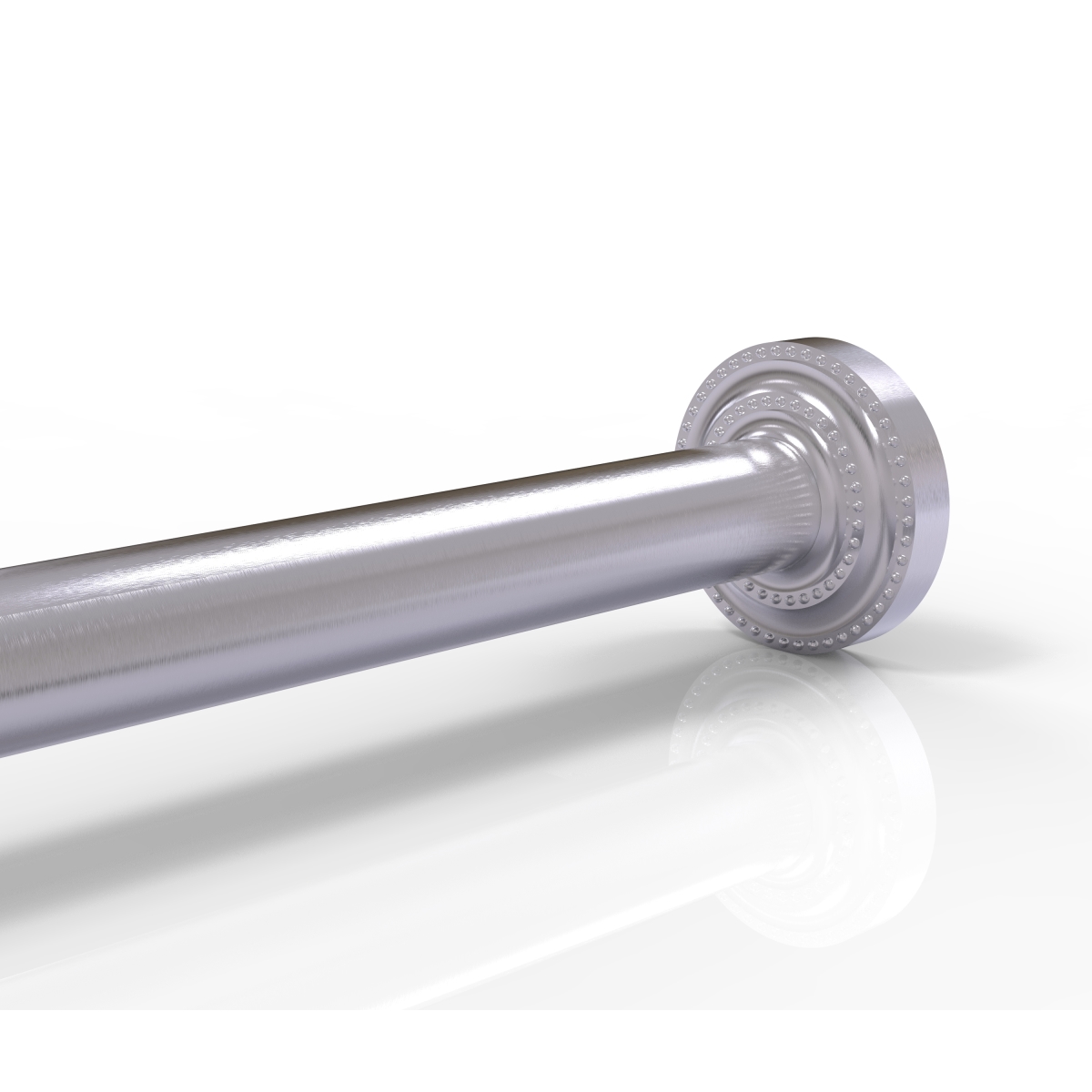 Picture of Allied Brass DT-98-SCH Dottingham Collection Shower Rod Brackets, Satin Chrome - 0.75 x 2.25 x 2.25 in.