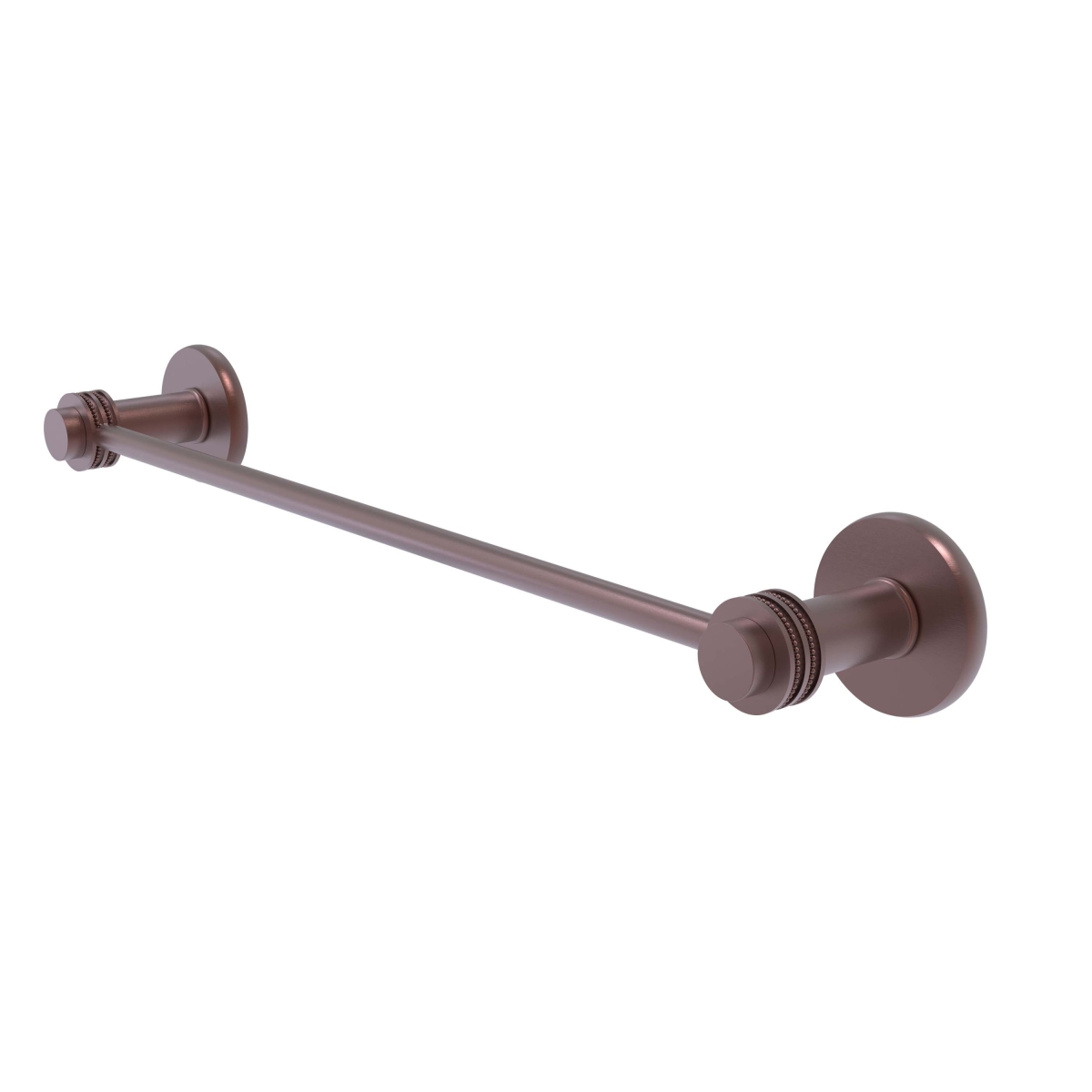 Picture of Allied Brass 931D-36-CA 36 in. Mercury Collection Towel Bar with Dotted Accent, Antique Copper