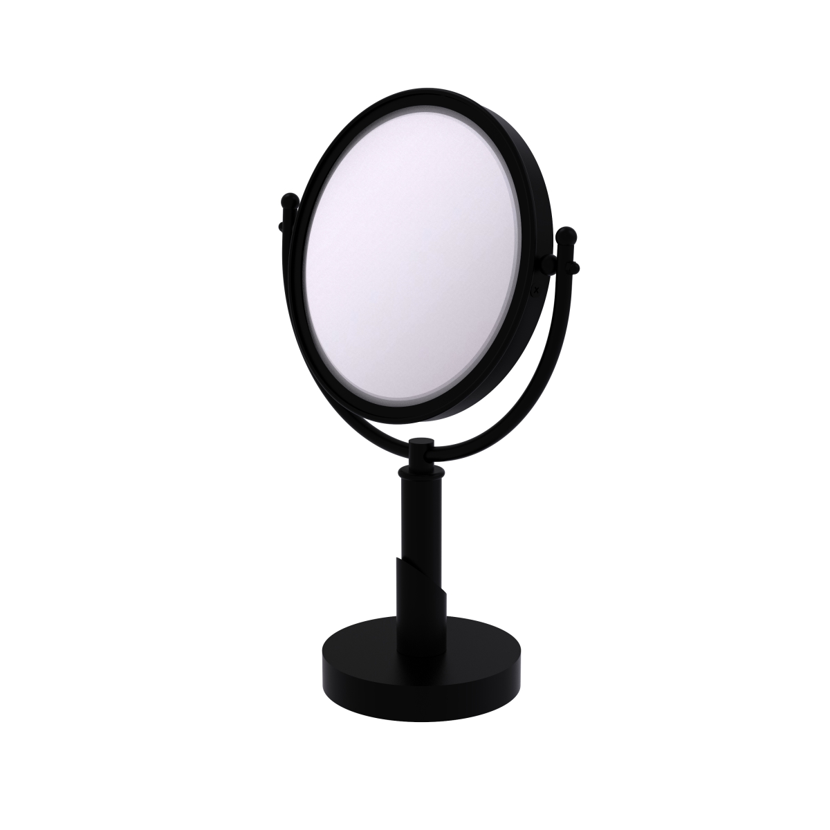 Picture of Allied Brass SH-4-5X-BKM Soho Collection 8 in. Vanity Top Make-Up Mirror 5X Magnification, Matte Black