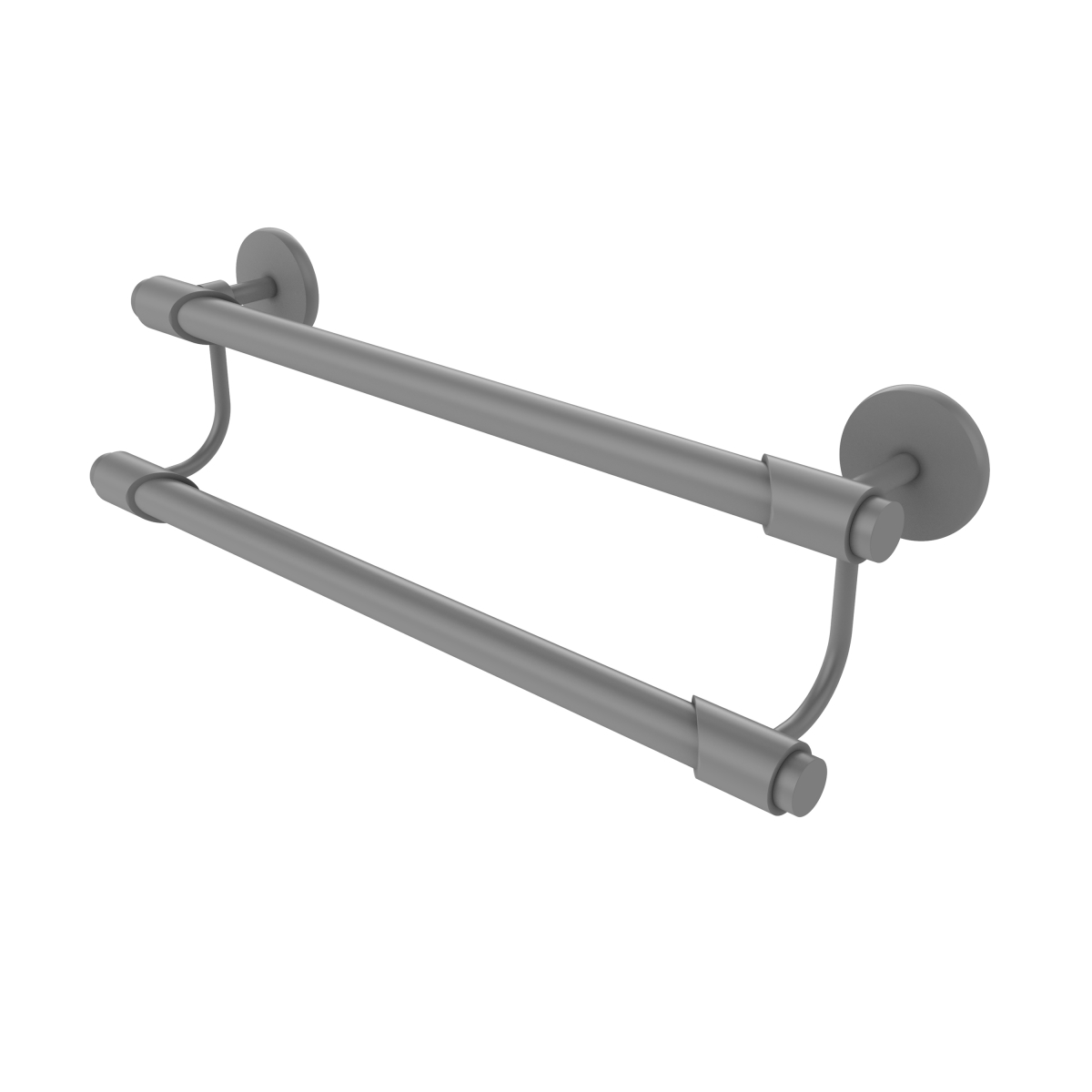 Picture of Allied Brass TR-72-30-GYM 30 in. Tribecca Collection Double Towel Bar, Matte Gray