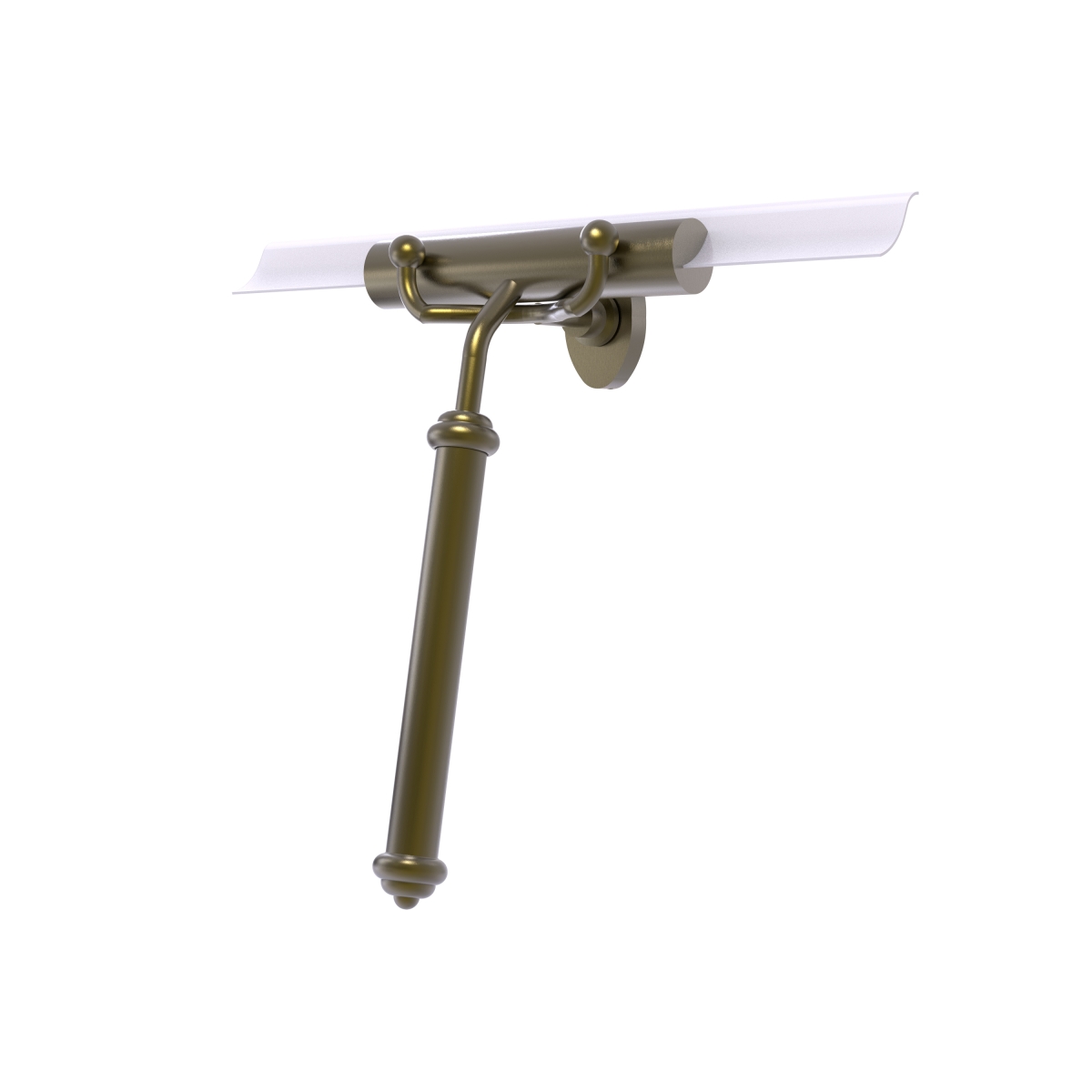 Picture of Allied Brass SQ-20-ABR Shower Squeegee with Smooth Handle&#44; Antique Brass