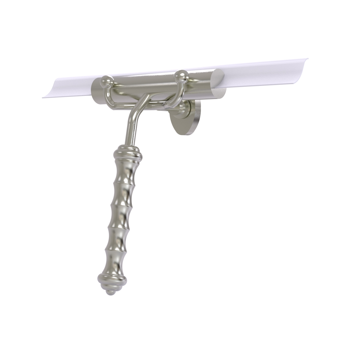 Picture of Allied Brass SQ-10-SN Shower Squeegee with Wavy Handle&#44; Satin Nickel
