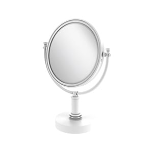 Picture of Allied Brass DM-4D-4X-WHM 8 in. Vanity Top Make-Up Mirror 4X Magnification, Matte White - 15 x 8 x 8 in.