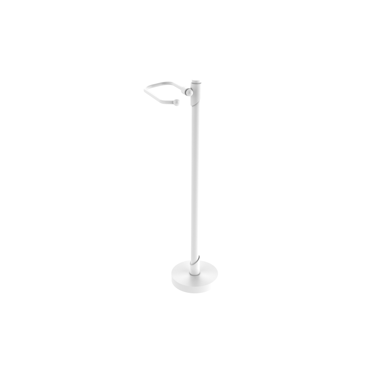 TR-27-WHM Tribecca Collection Free Standing Toilet Tissue Holder, Matte White -  Allied Brass