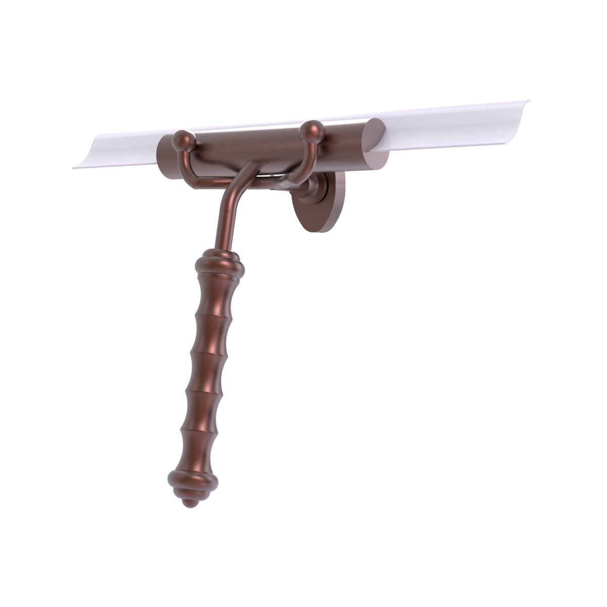 Picture of Allied Brass SQ-10-CA Shower Squeegee with Wavy Handle&#44; Antique Copper