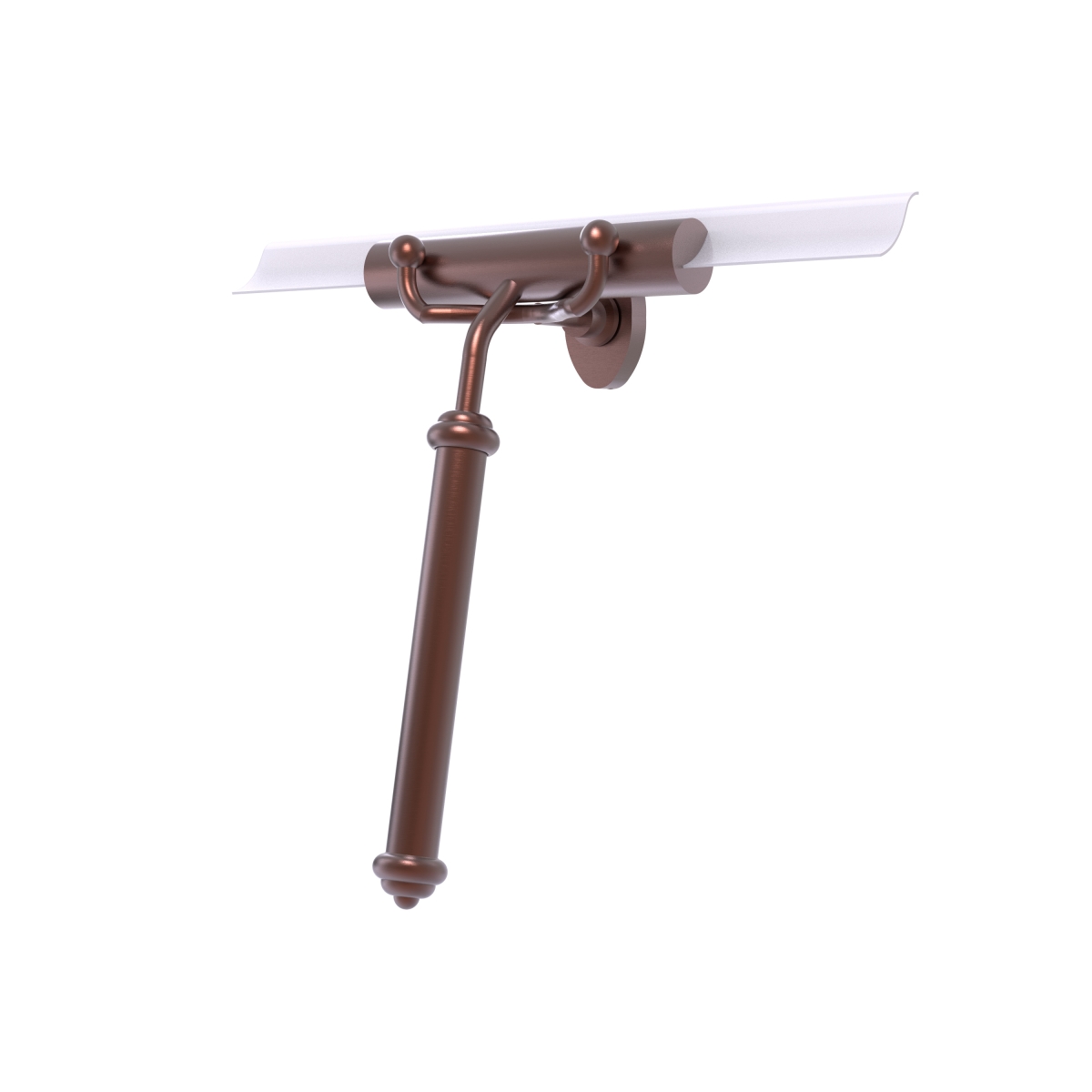 Picture of Allied Brass SQ-20-CA Shower Squeegee with Smooth Handle&#44; Antique Copper