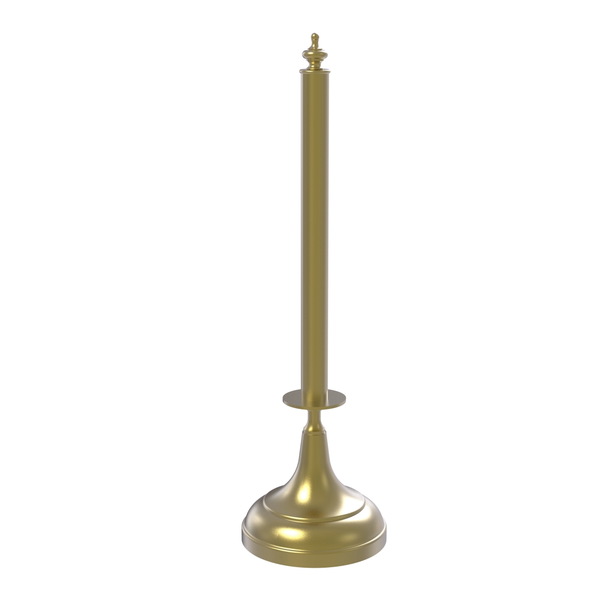 Picture of Allied Brass 1052-SBR Traditional Counter Top Kitchen Paper Towel Holder&#44; Satin Brass