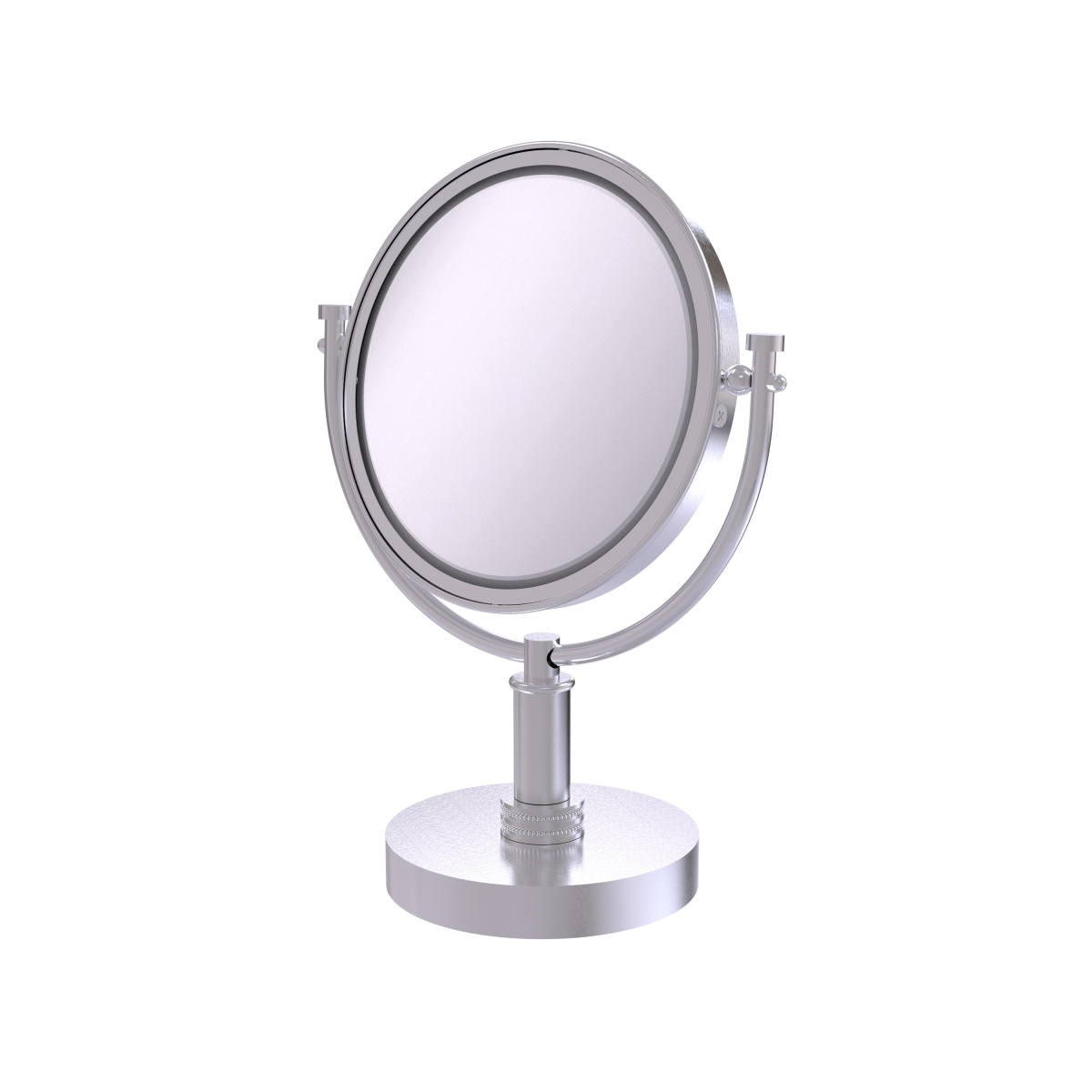 Picture of Allied Brass DM-4D-5X-SCH 8 in. Vanity Top Make-Up Mirror 5X Magnification, Satin Chrome - 15 x 8 x 8 in.