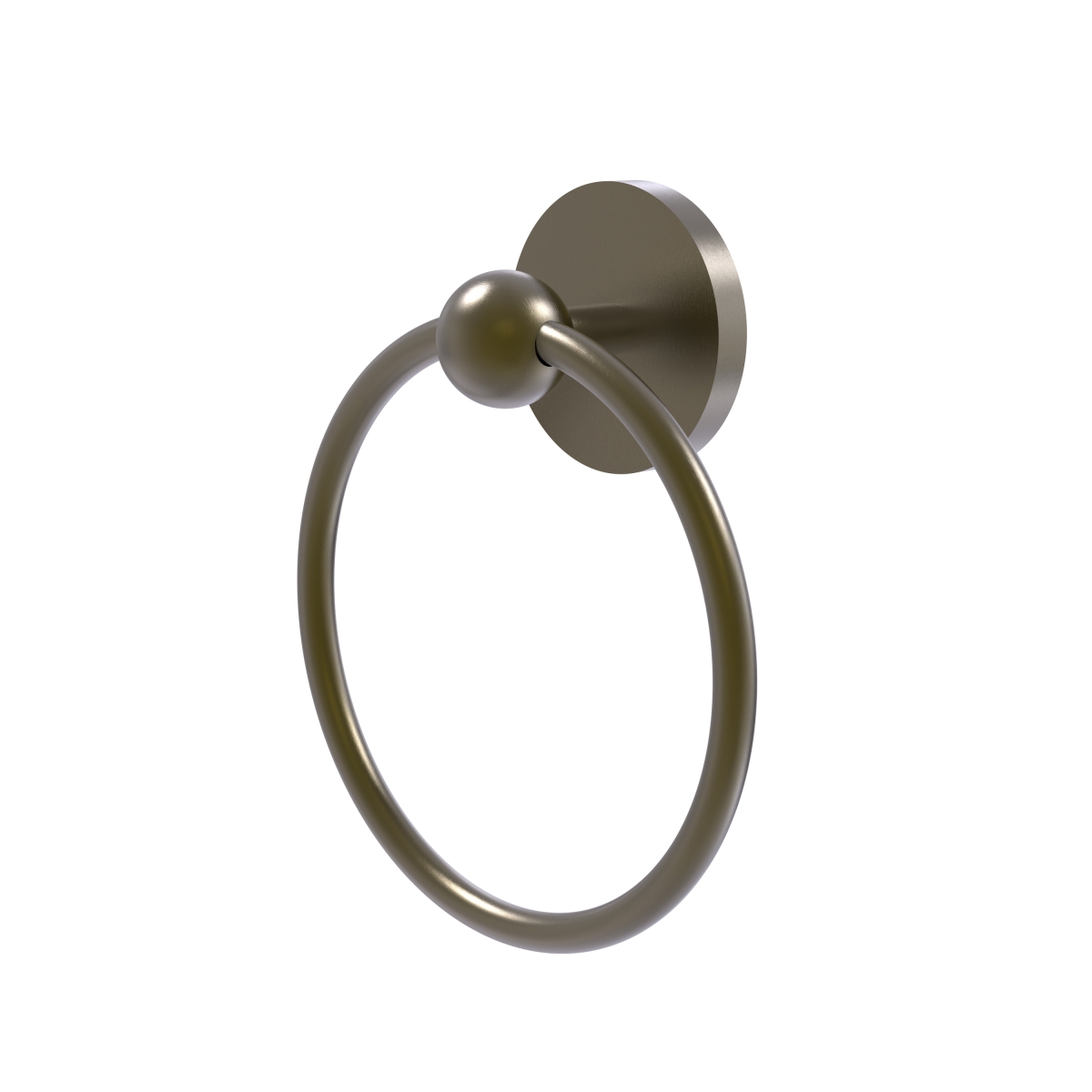 Picture of Allied Brass 1016-ABR Skyline Collection Towel Ring, Antique Brass