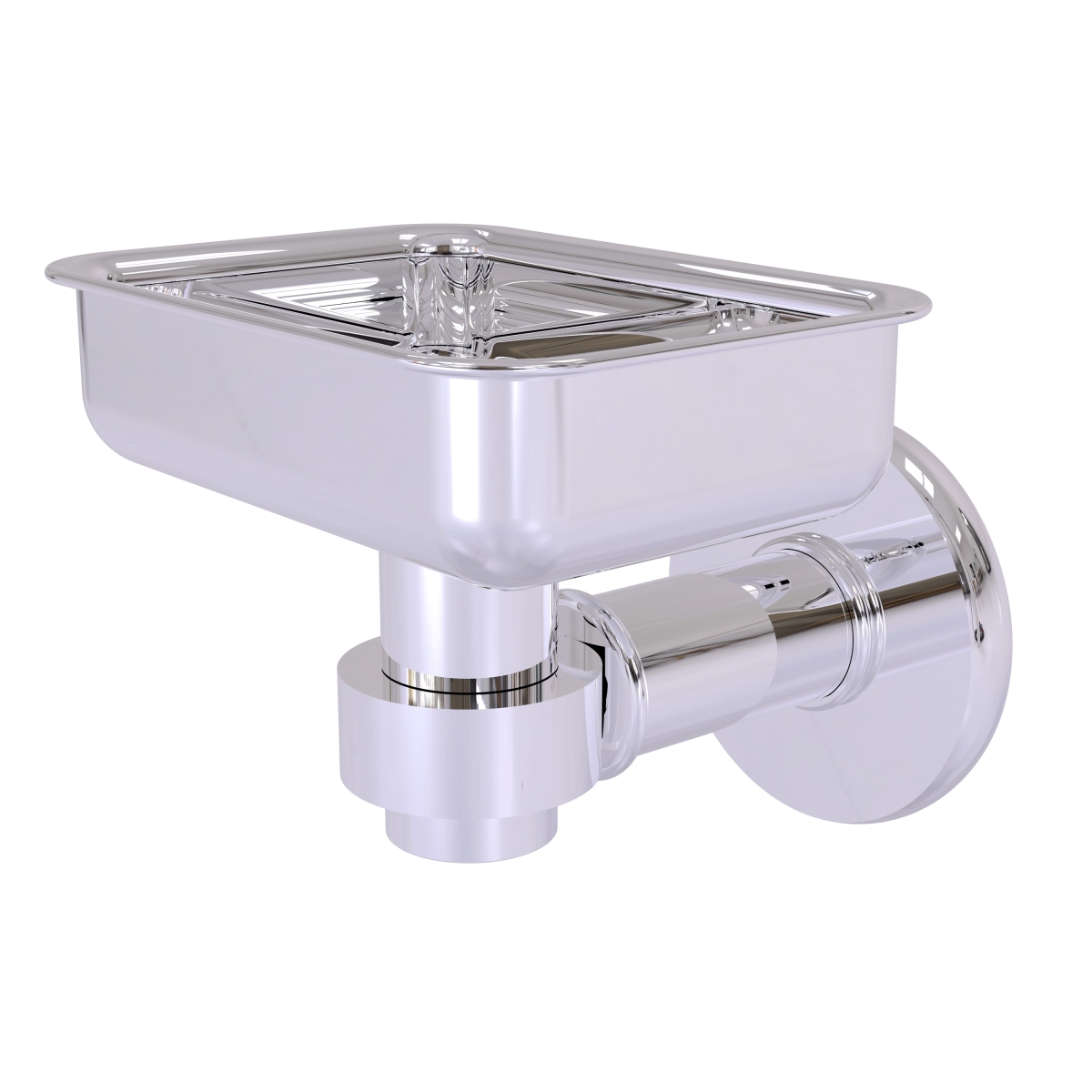 Picture of Allied Brass 2032-PC Continental Collection Wall Mounted Soap Dish Holder, Polished Chrome
