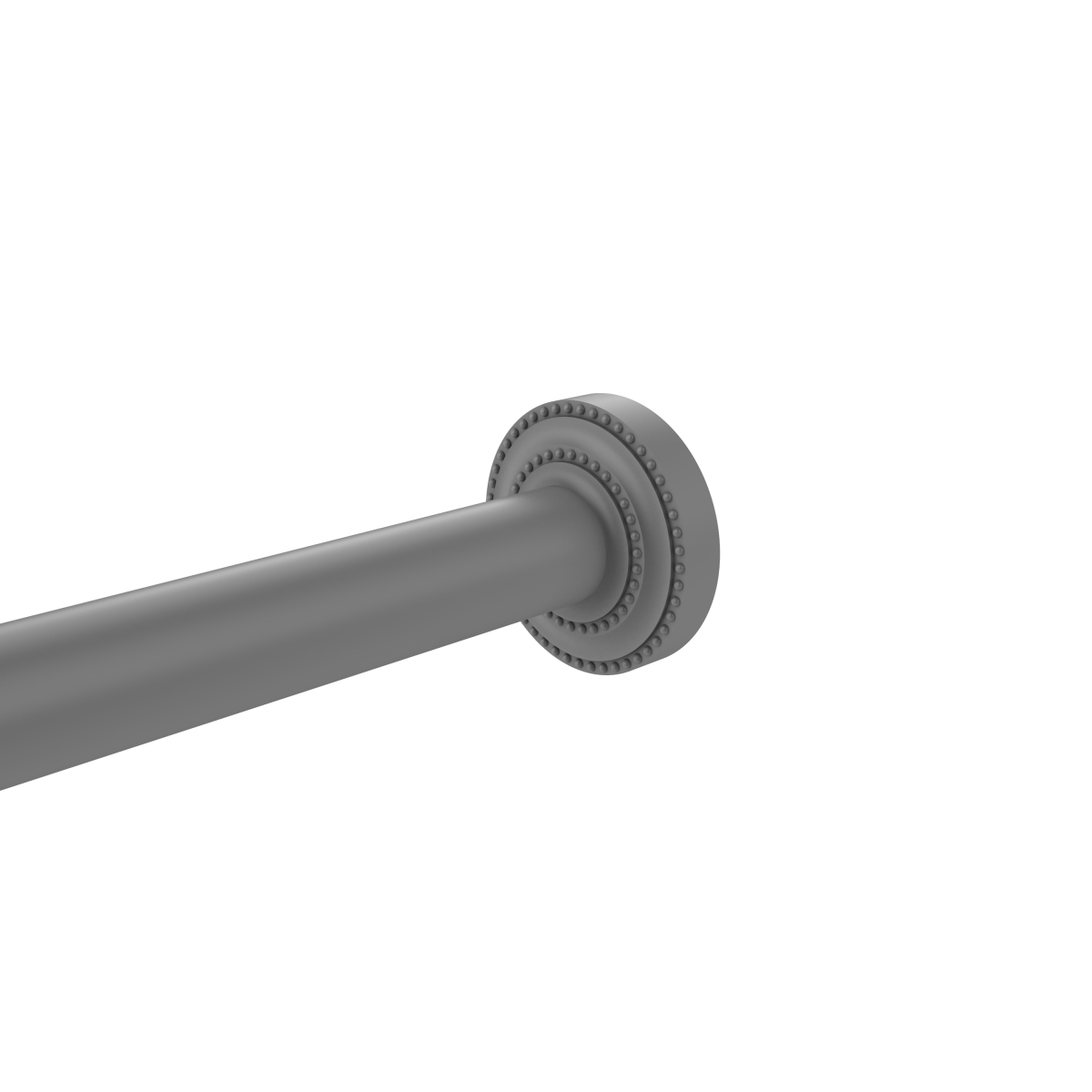 Picture of Allied Brass DT-98-GYM Dottingham Collection Shower Rod Brackets&#44; Matte Gray - 0.75 x 2.25 x 2.25 in.