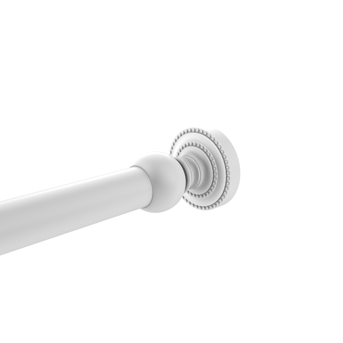 Picture of Allied Brass DT-99-WHM Dottingham Collection Shower Rod Brackets, Matte White - 2 x 2.25 x 2.25 in.