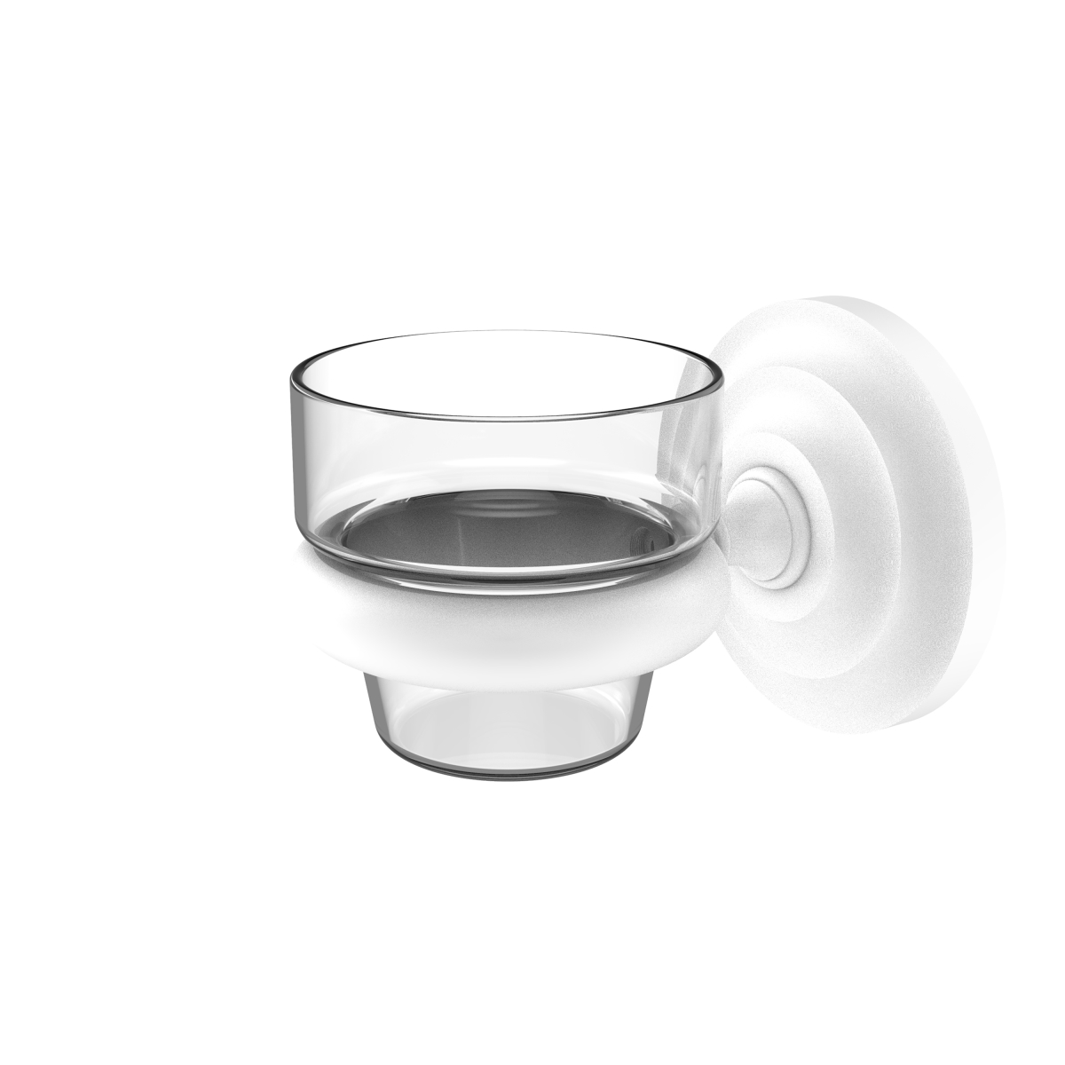 Picture of Allied Brass PQN-64-WHM Prestige Que First Collection Wall Mounted Votive Candle Holder, Matte White