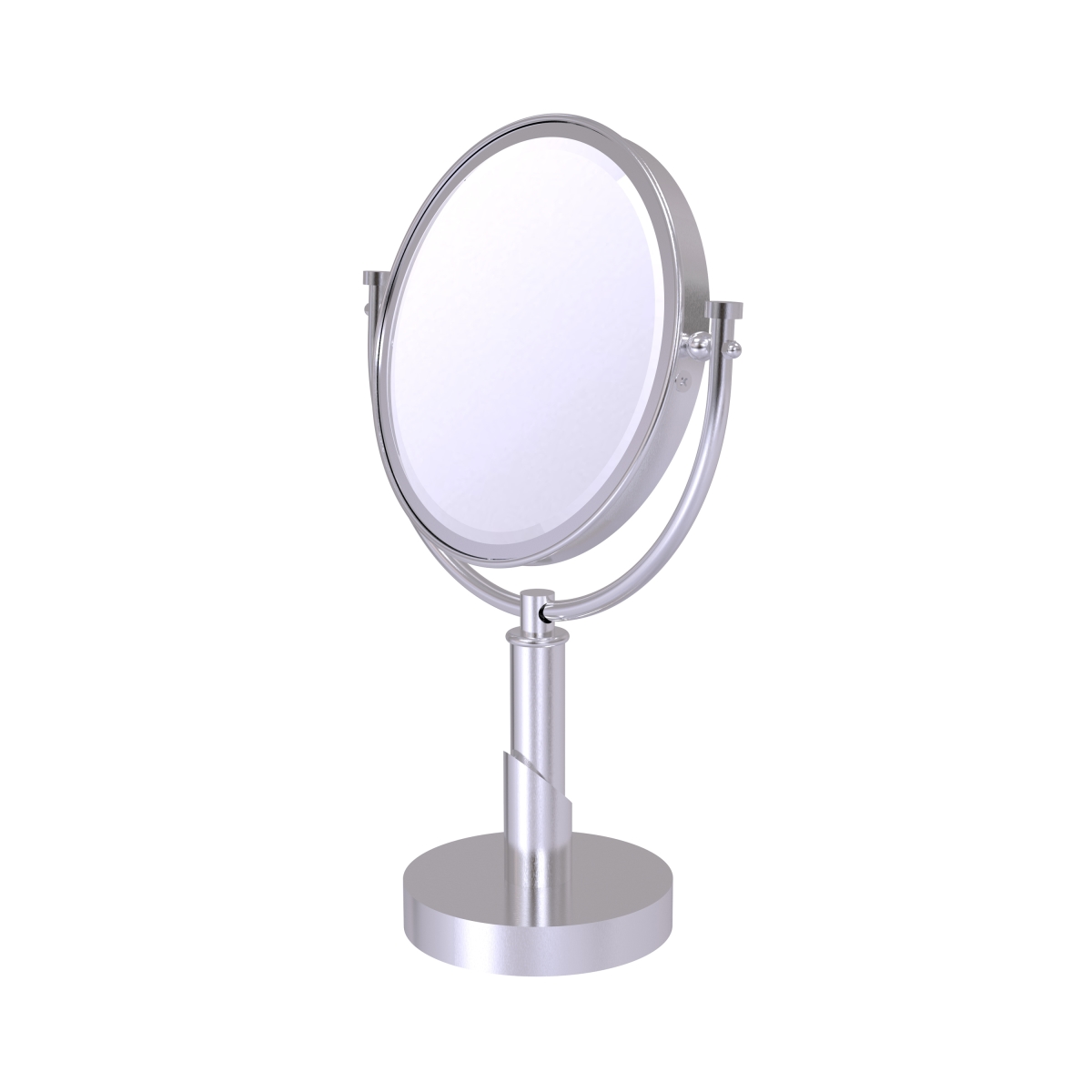 TR-4-3X-SCH 8 in. Tribecca Collection Vanity Top Make-Up Mirror 3X Magnification, Satin Chrome -  Allied Brass, TR-4/3X-SCH