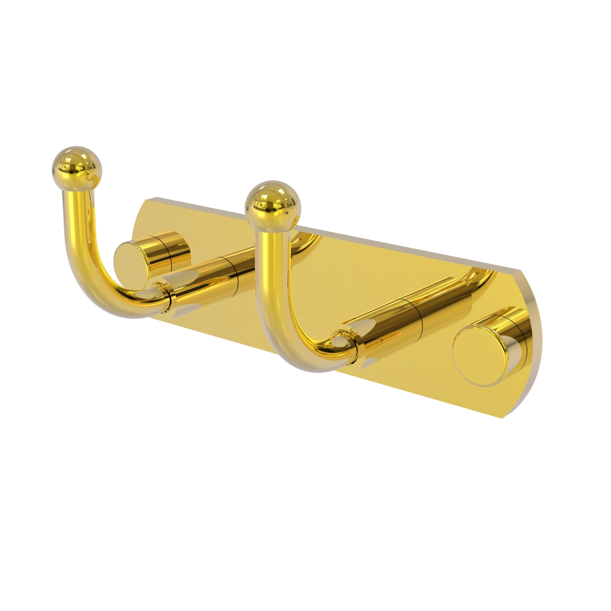 Picture of Allied Brass 1020-2-PB Skyline Collection 2 Position Multi Hook, Polished Brass