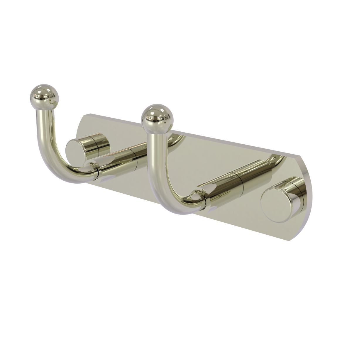Picture of Allied Brass 1020-2-PNI Skyline Collection 2 Position Multi Hook, Polished Nickel