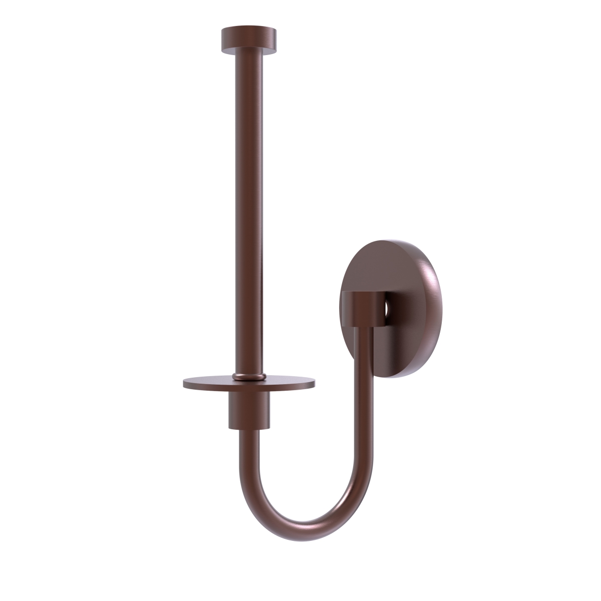 Picture of Allied Brass 1024U-CA Skyline Collection Upright Toilet Tissue Holder&#44; Antique Copper