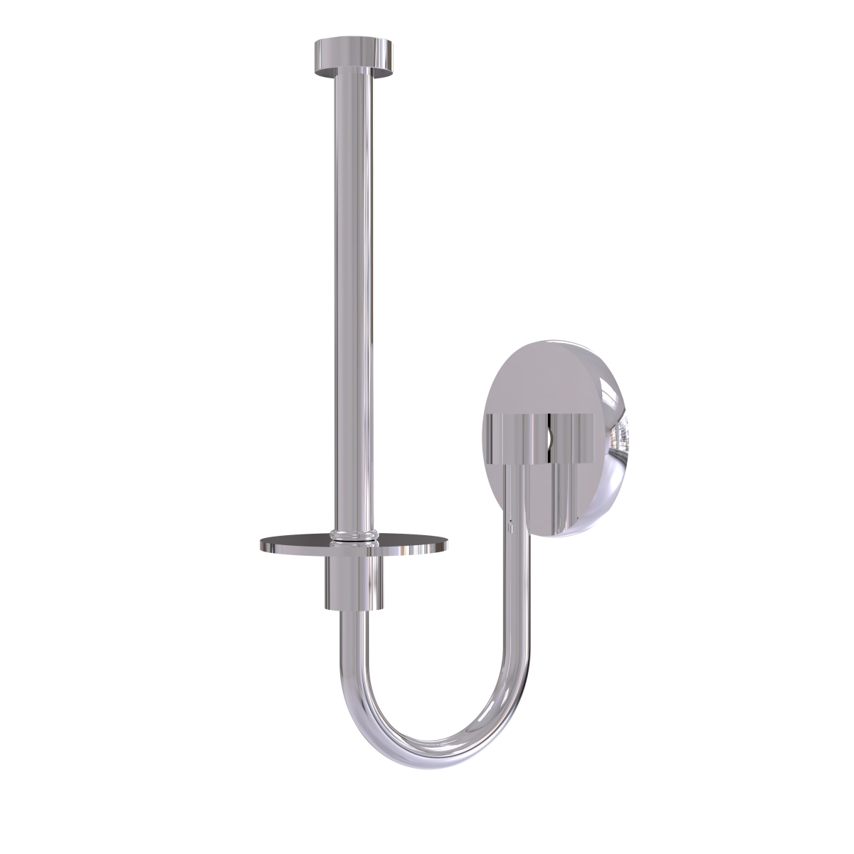 Picture of Allied Brass 1024U-PC Skyline Collection Upright Toilet Tissue Holder&#44; Polished Chrome