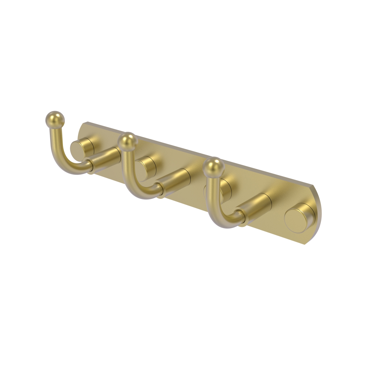 Picture of Allied Brass 1020-3-SBR Skyline Collection 3 Position Multi Hook, Satin Brass