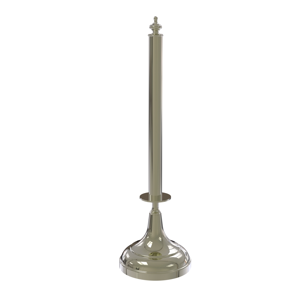 Picture of Allied Brass 1052-PNI Traditional Counter Top Kitchen Paper Towel Holder&#44; Polished Nickel