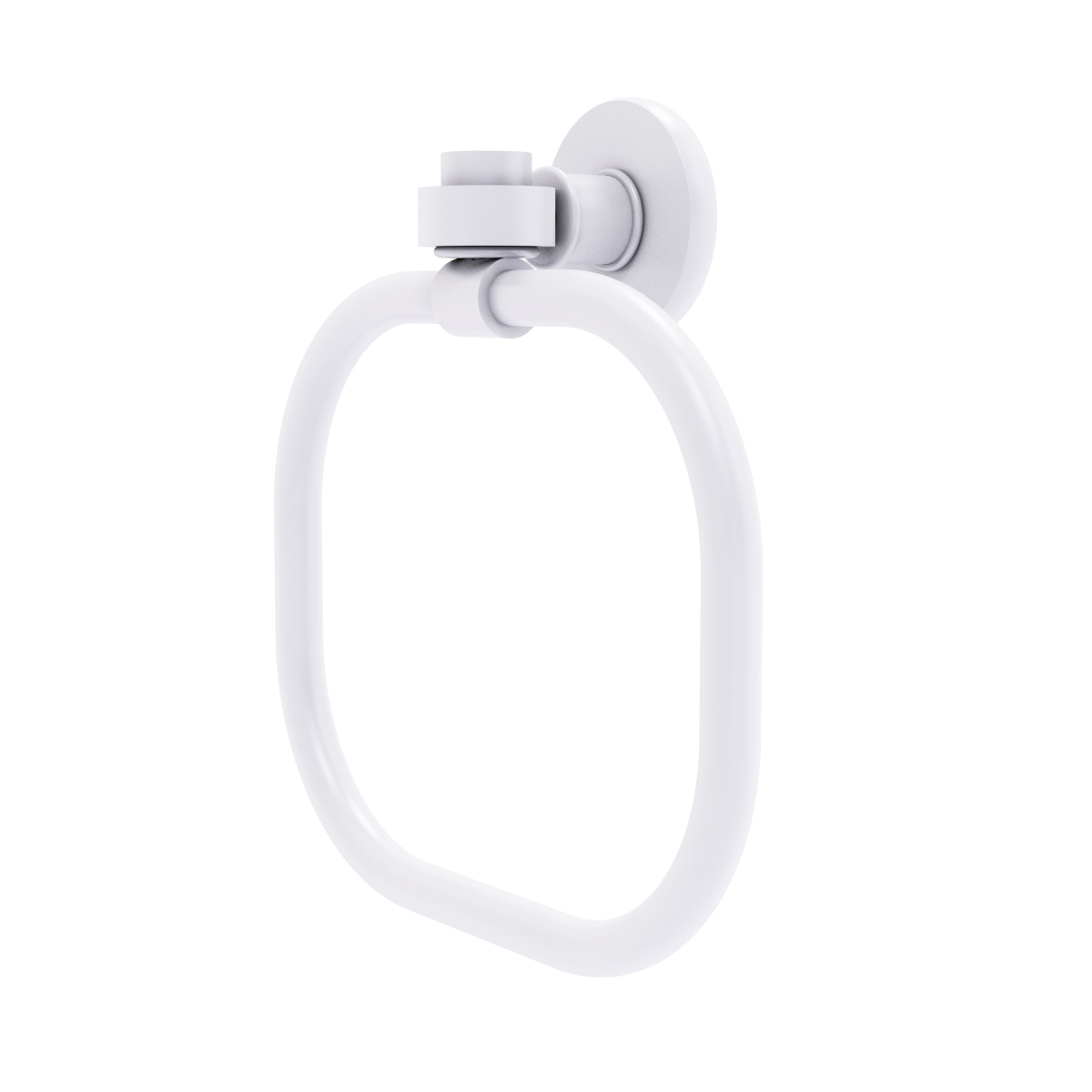 Picture of Allied Brass 2016-WHM Continental Collection Towel Ring, Matte White