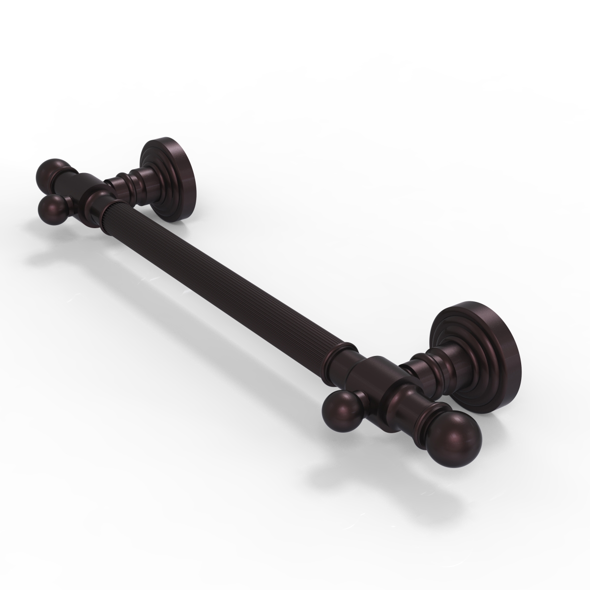 Picture of Allied Brass WP-GRR-36-ABZ Waverly Place Collection 36 in. Grab Bar Reeded, Antique Bronze