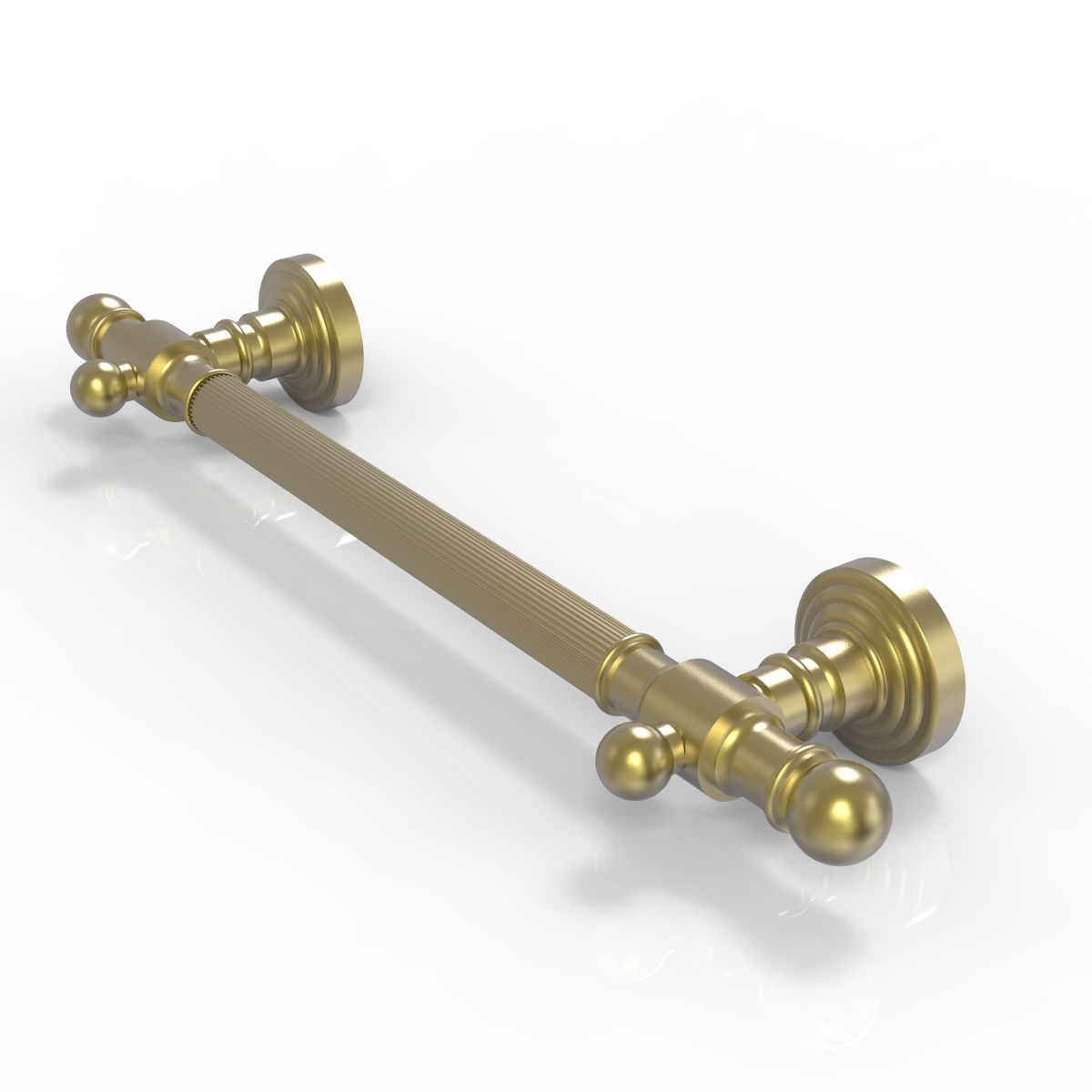 Picture of Allied Brass WP-GRR-36-SBR Waverly Place Collection 36 in. Grab Bar Reeded, Satin Brass