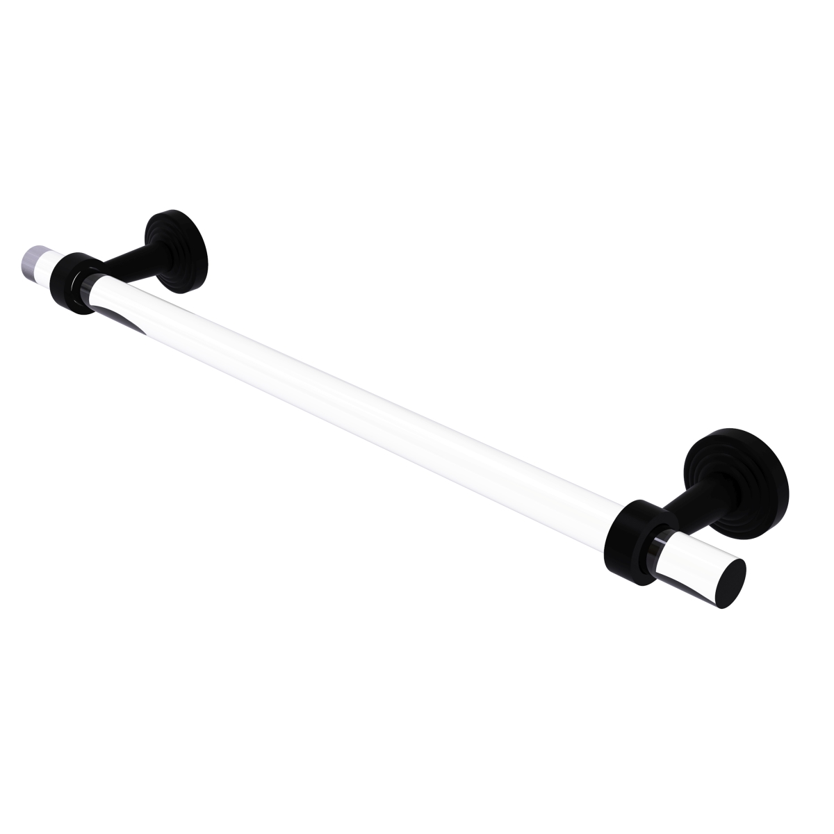 Picture of Allied Brass PB-41-36-BKM 36 in. Pacific Beach Collection Towel Bar, Matte Black