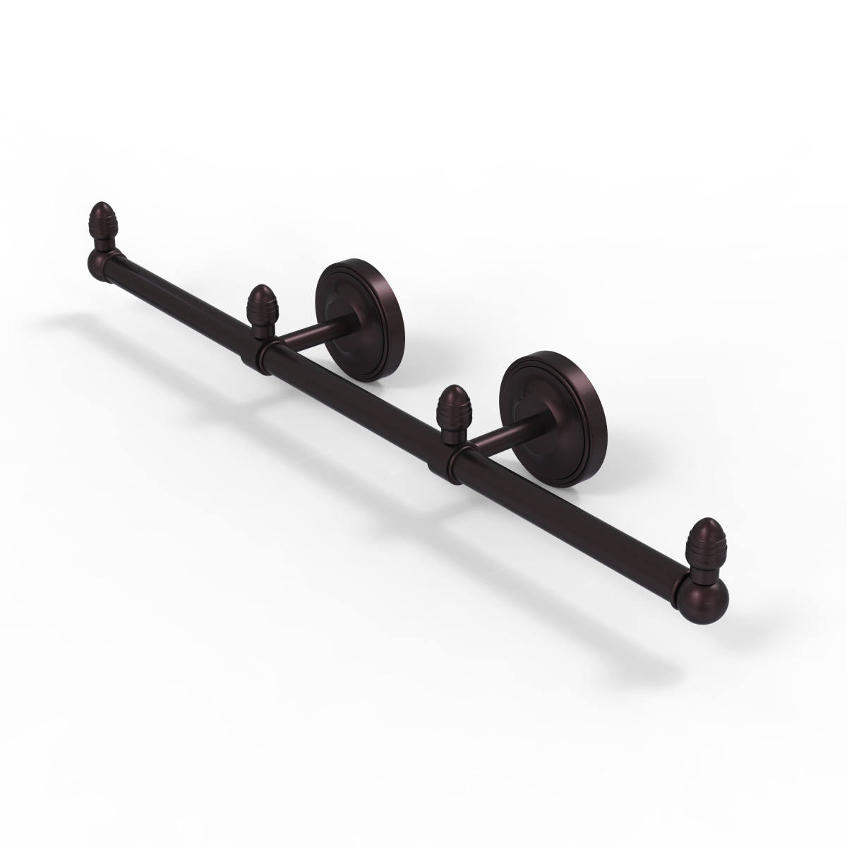 Picture of Allied Brass BPPR-HTB-3-ABZ Prestige Regal Collection 3 Arm Guest Towel Holder&#44; Antique Bronze