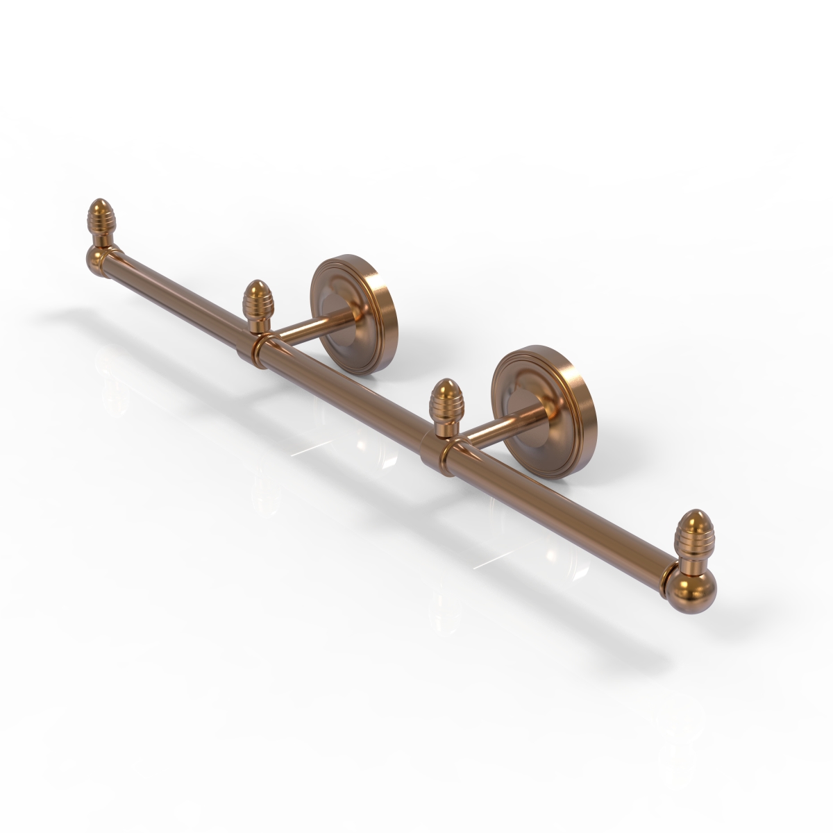 Picture of Allied Brass BPPR-HTB-3-BBR Prestige Regal Collection 3 Arm Guest Towel Holder&#44; Brushed Bronze