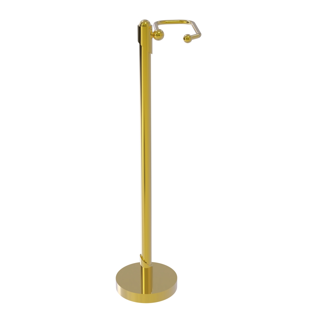 SH-27-PB Soho Collection Free Standing Toilet Tissue Holder, Polished Brass -  Allied Brass