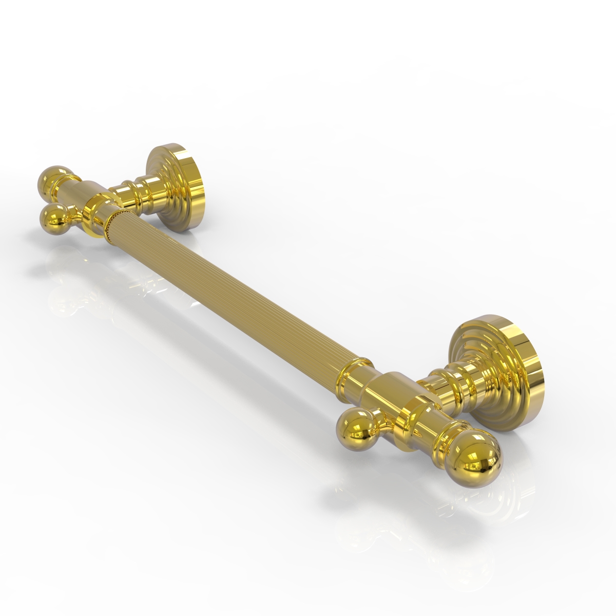 Picture of Allied Brass WP-GRR-32-UNL 32 in. Grab Bar Reeded, Unlacquered Brass
