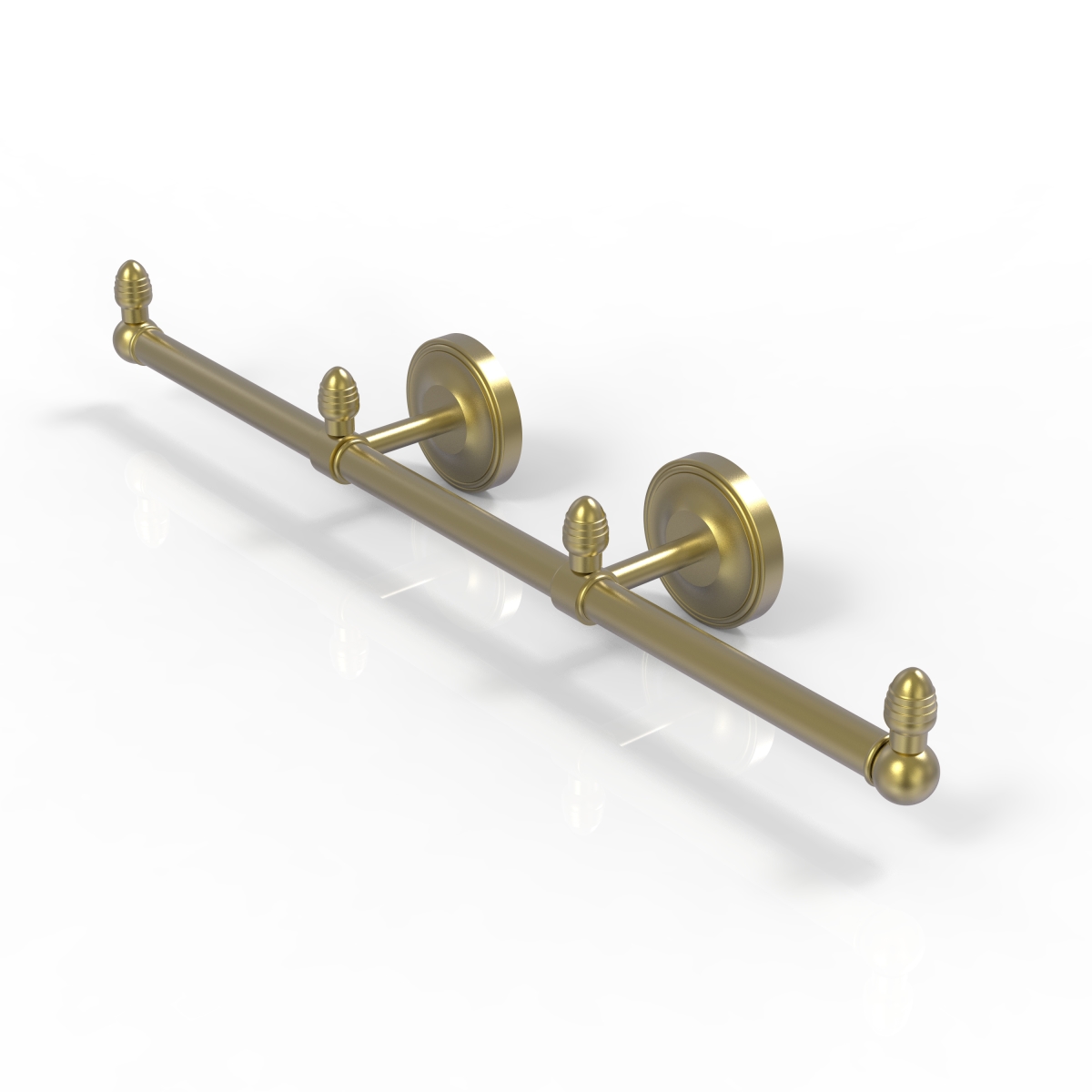 Picture of Allied Brass BPPR-HTB-3-SBR Prestige Regal Collection 3 Arm Guest Towel Holder&#44; Satin Brass