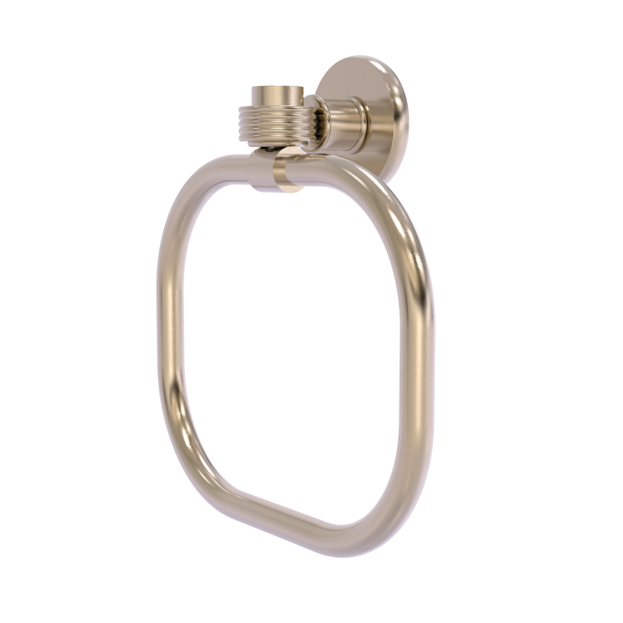 Picture of Allied Brass 2016G-PEW Continental Collection Towel Ring with Groovy Accents, Antique Pewter