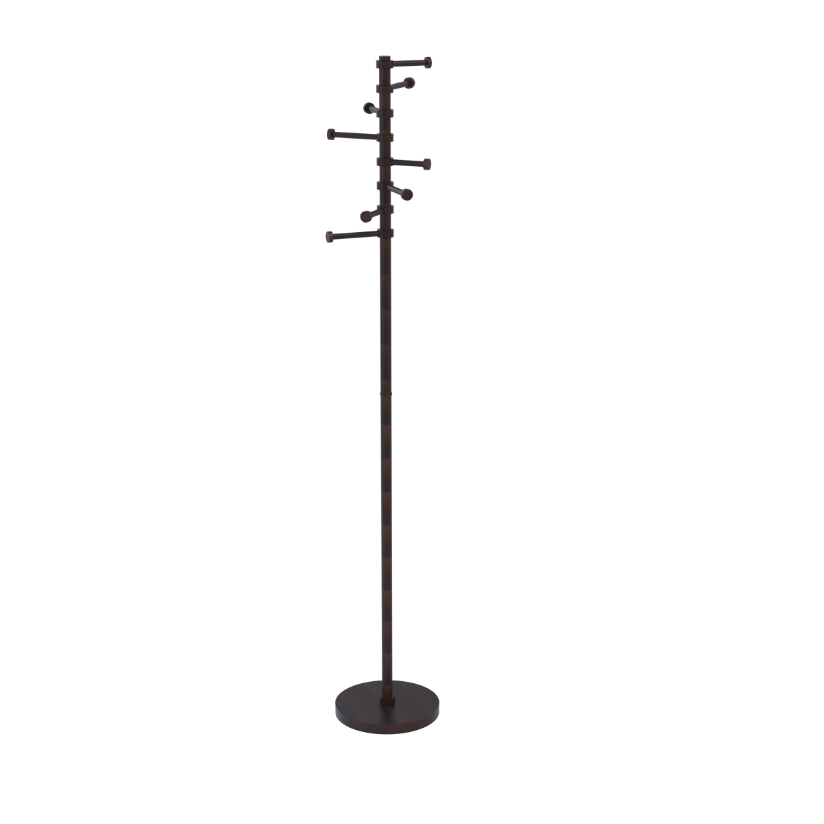 Picture of Allied Brass CS-1-VB Free Standing Coat Rack with Six Pivoting Pegs&#44; Venetian Bronze